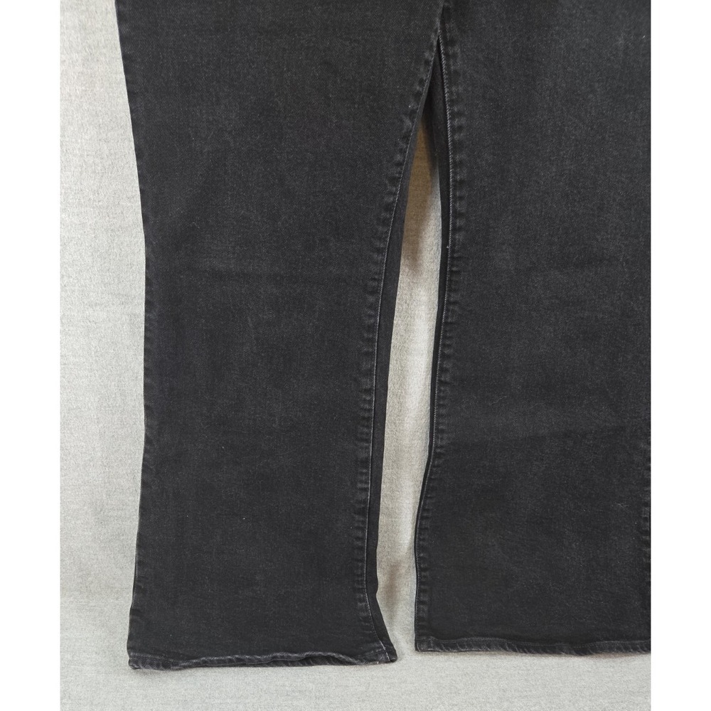 Madewell The Perfect Vintage Flare Jeans Black 31P Stretch Bootcut Retro Boho - Picture 3 of 12